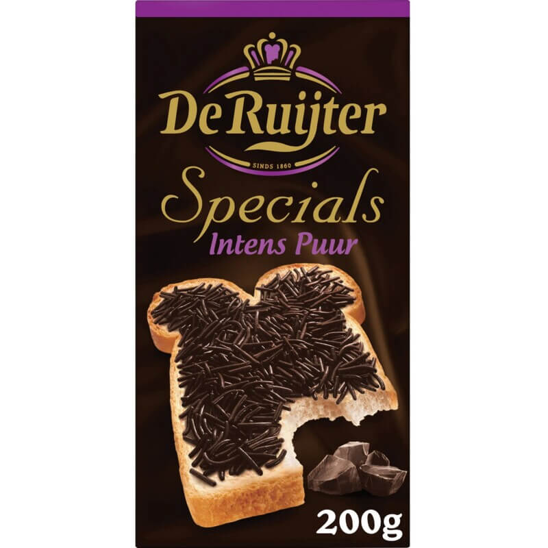 De Ruijter Specials Schokoladenstreusel Intensiv Zartbitter 200g