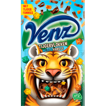 Venz Dschungel-Tiger-Flocken mit Milch & Vanille 200g