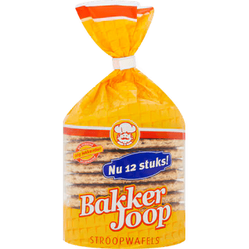 Bakker Joop Stroopwaffeln 12 Stück 378g