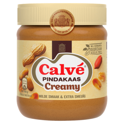 Calvé Creamy Pindakaas Ernussbutter 350g