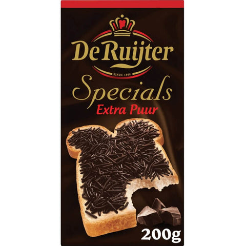 De Ruijter Specials Extra Dunkle Schokoladenstreusel 200g