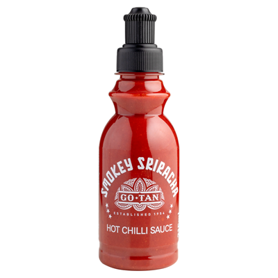 Go-Tan Smokey Sriracha scharfe Chilisauce 215ml