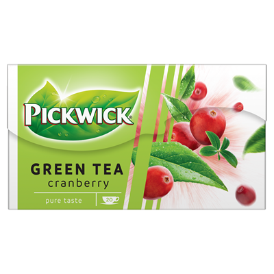 Pickwick Grüner Tee Cranberry 20 x 1,5g