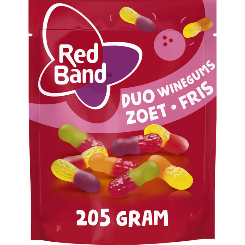 Red Band Duo Winegummis süß-frisch 205g