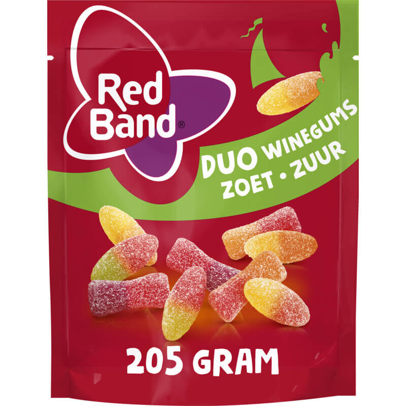 Red Band Duo Winegums süß-sauer 205g