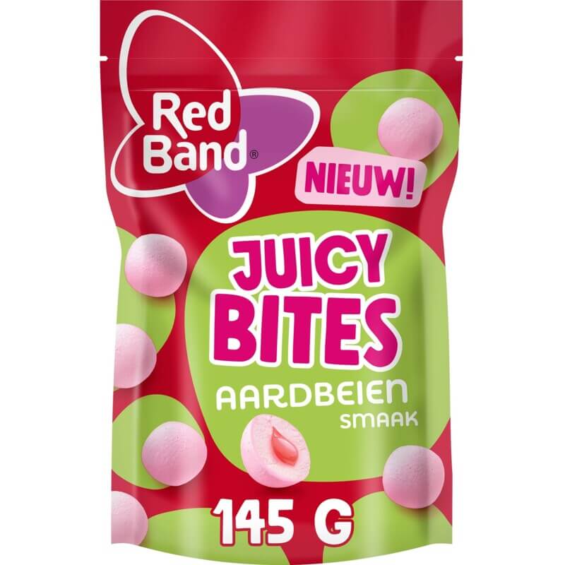 Red Band Juicy Bites Erdbeergeschmack 145g