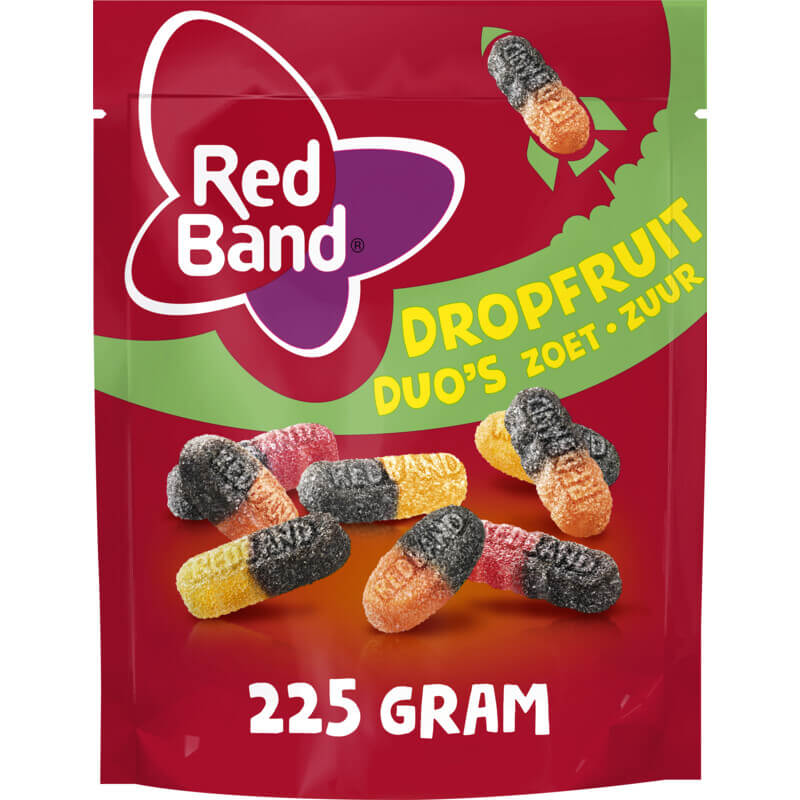 Red Band Lakritz Fruchtduos süß-sauer 225g
