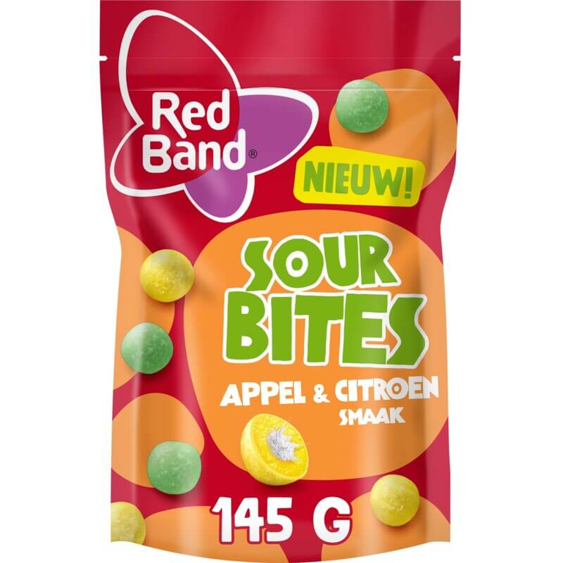 Red Band Sour Bites Apfel & Zitrone 145g