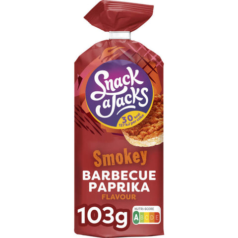 Snack A Jacks BBQ-Paprika-Reiswaffeln 103g