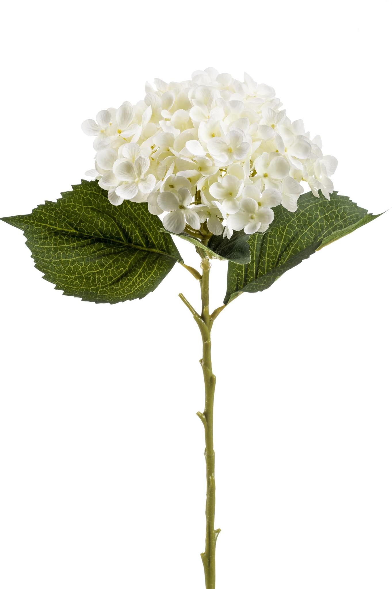 Kunstblumen Solo - White - Hydrangea Flower - x 8 - 52 cm