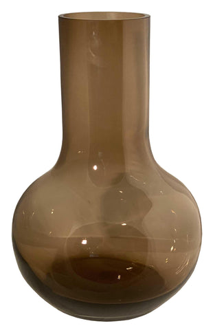 Vase Glas - S - H37 W25 - Seim - Taupe