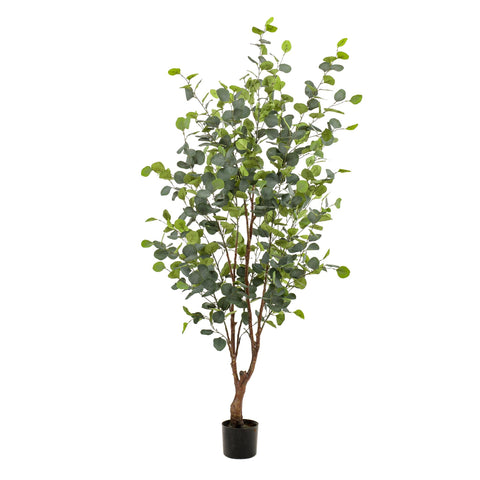 Kunstpflanze - Eucalyptusbaum - Blauer Gummibaum - 140cm - 140