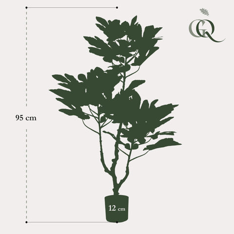 Kunstpflanze - Ficus Carica - Feigenbaum - 95 cm