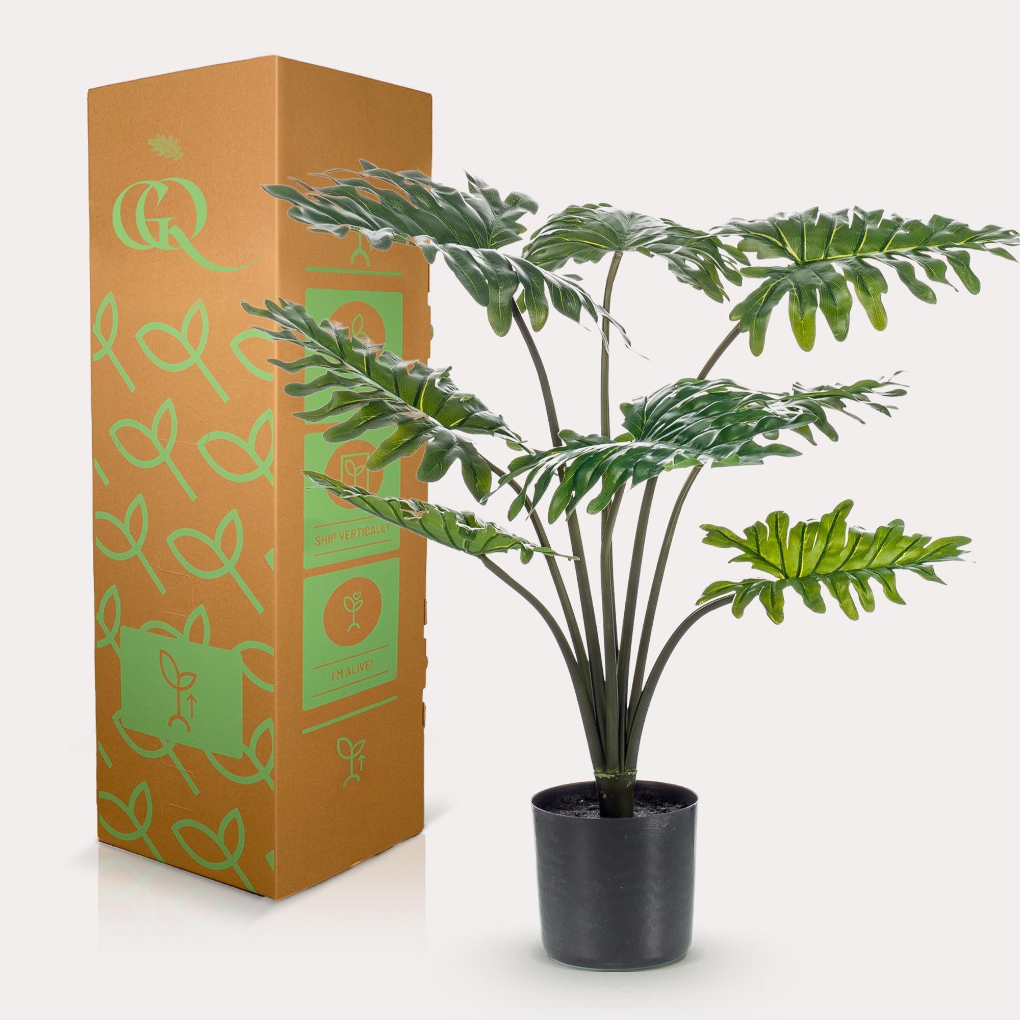 Kunstpflanze - Philodendron - 75 cm