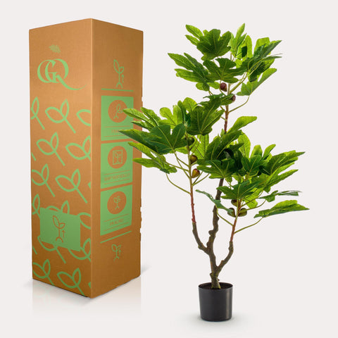 Kunstpflanze - Ficus Carica - Feigenbaum - 95 cm