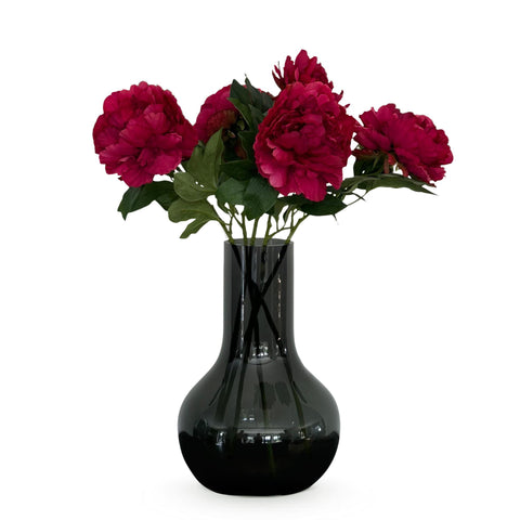 Kunstblumen Solo - Dark Pink - Peonies - x 5 - 65cm