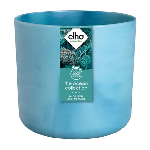 Topf Elho Ocean Rund Atlantikblau - D14 x H13