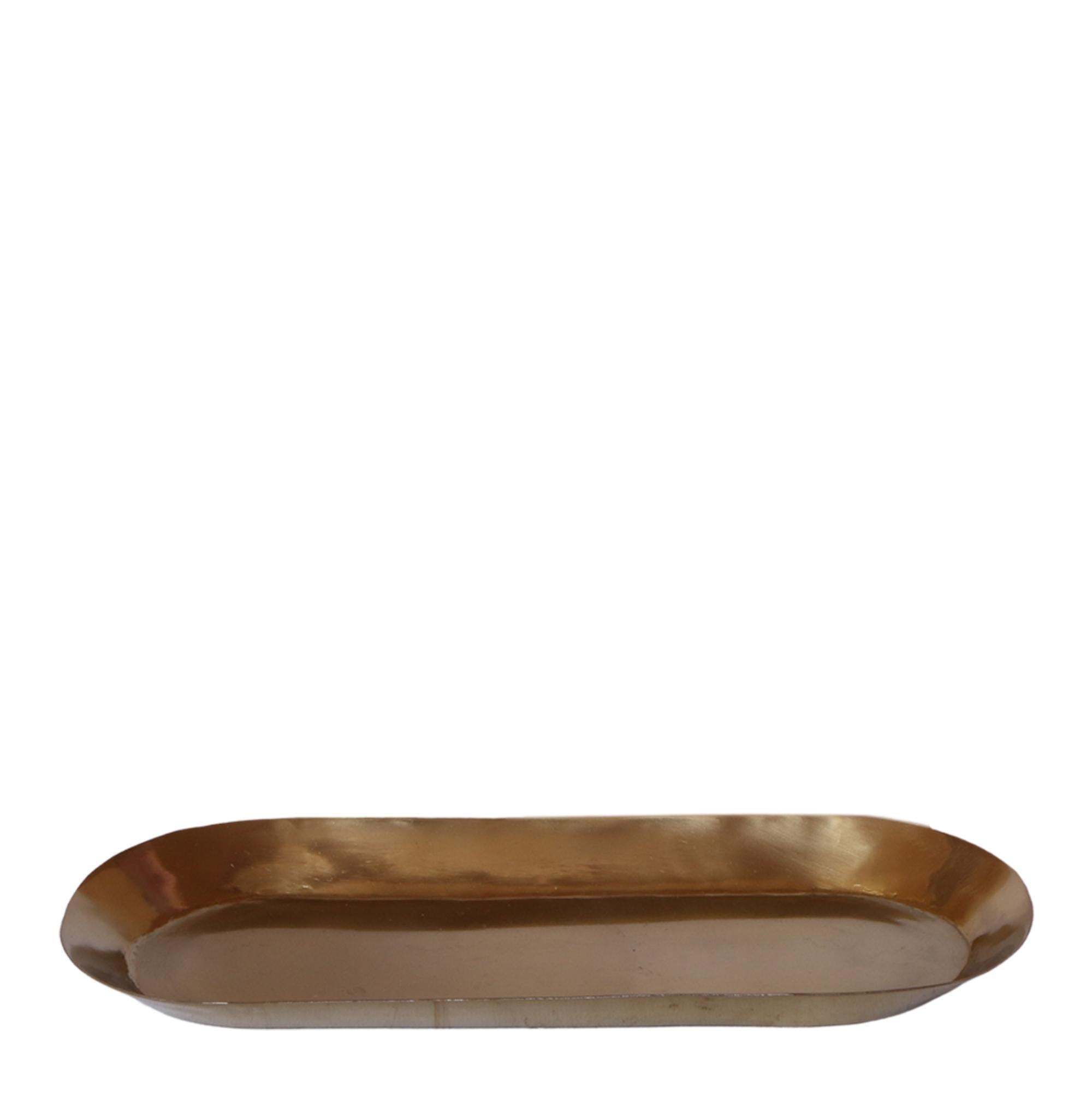 Kolibri Home | Teller Oval - Ovales Tablett Ø30cm - Gold