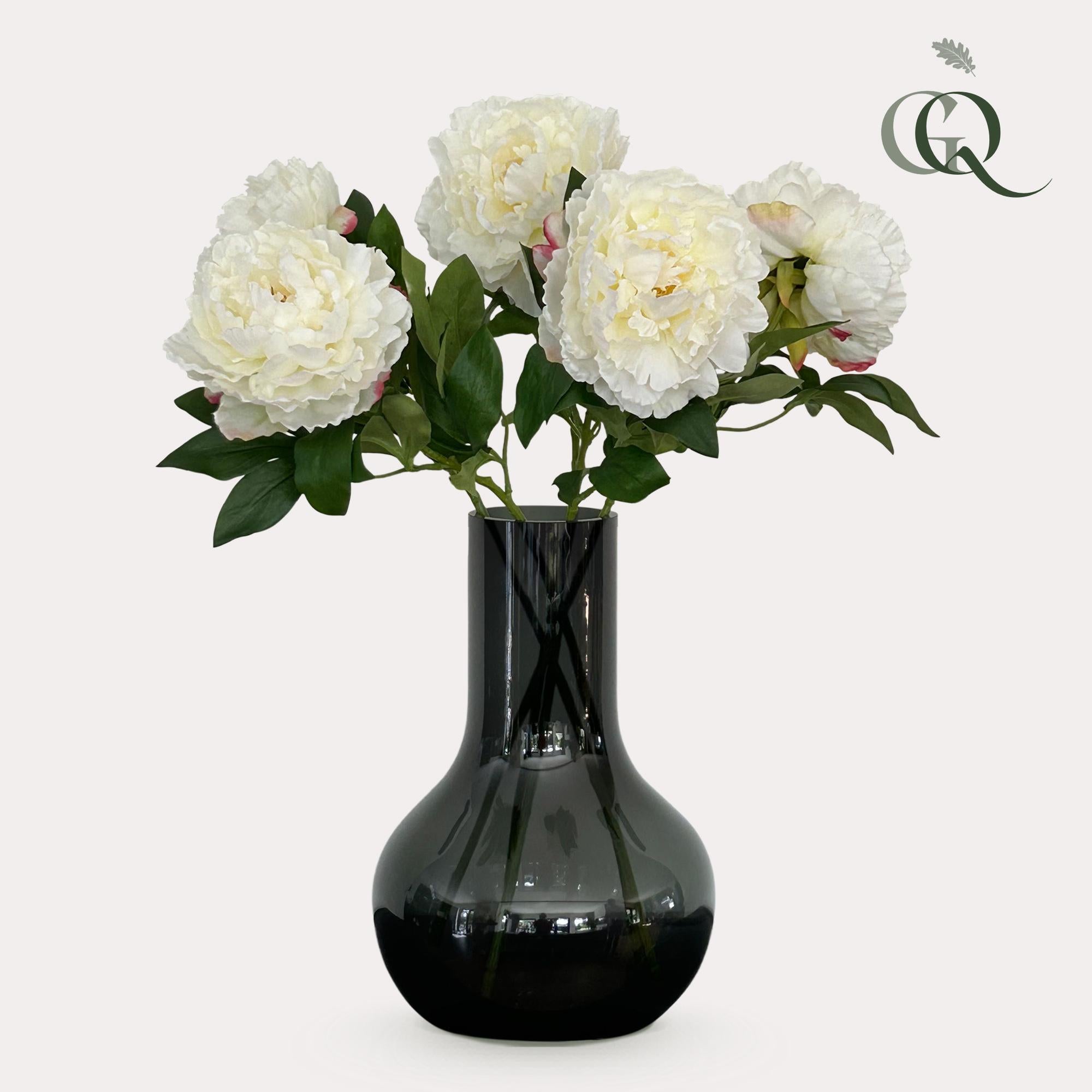 Kunstblumen Solo - Crème - Peonies - x 5 - 65cm