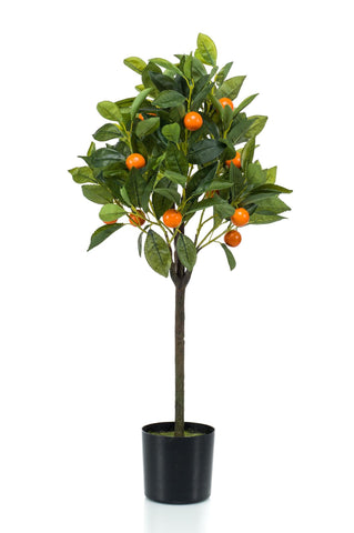 Kunstpflanze - Citrus Sinensis - Orange baum - 75 cm