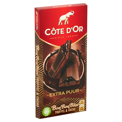 Côte d'Or Extra Dunkle BonBonBloc Schokoladentafel Trüffel & Kakao 190g