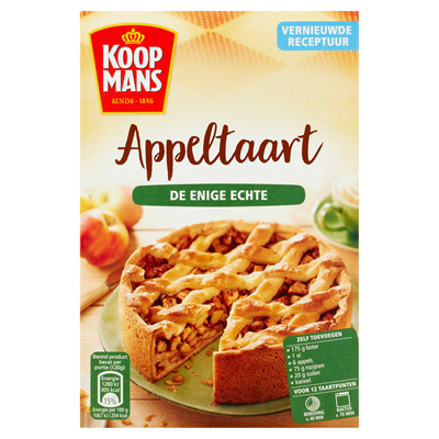 Koopmans Appeltaart Apfelkuchen Backmischung 440g