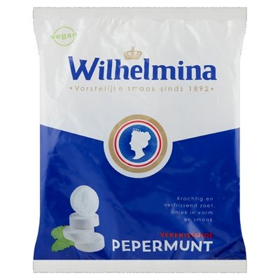 Fortuin Wilhelmina Pepermunt Pfefferminz Bonbon 1kg - NiederlandeShop.de