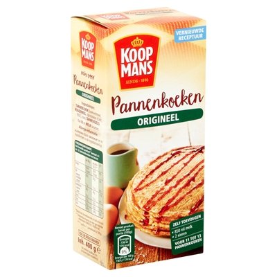 Koopmans Pannenkoeken Pfannkuchen Backmischung Original 400g - NiederlandeShop.de