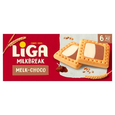 LiGA Milkbreak Duo Milchschokoladenkekse 245g - NiederlandeShop.de