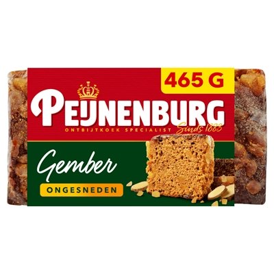 Peijnenburg Ontbijtkoek Früchstückskuchen Ingwer 465g - NiederlandeShop.de