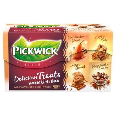 Pickwick Delicious Treats Variationsbox Schwarzer Tee 20 x 1,5g - NiederlandeShop.de