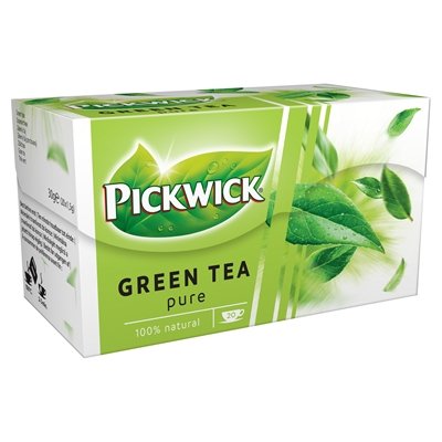 Pickwick Grüner Tee Beutel Pure 20 x 1,5g Box - NiederlandeShop.de