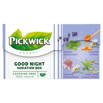 Pickwick Herbal Good Night Variationsbox Kräutertee 20 x 1,5g - NiederlandeShop.de