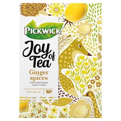 Pickwick Joy of Tea Teebeutel Ginger Spices 15 x 1,75g Box - NiederlandeShop.de