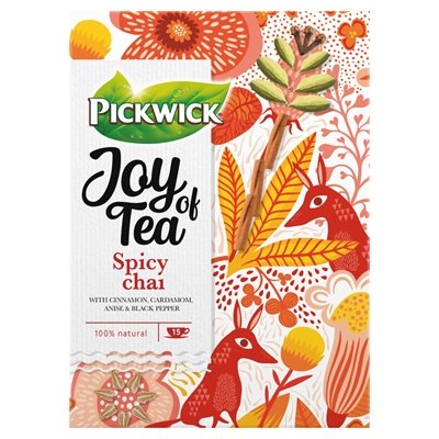 Pickwick Joy of Tea Teebeutel Spicy Chai 15 x 1,75g Box - NiederlandeShop.de