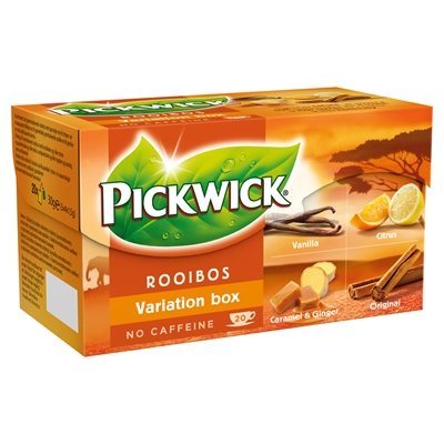 Pickwick Rooibos Teebeutel Variationsbox 20 x 1,5g - NiederlandeShop.de