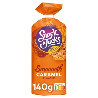Snack A Jacks Reiswaffeln mit Karamel 140g - NiederlandeShop.de