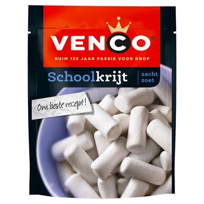Venco Schoolkrijt Schulkreide Holländische Lakritz 250g - NiederlandeShop.de