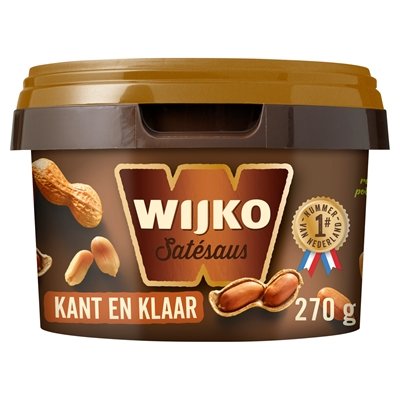 Wijko Saté-Sauce Verzehrfertig Eimer 270g - NiederlandeShop.de